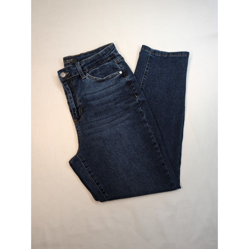 Judy Blue Women 11/30 Dark Wash High Rise Cool Denim Boyfriend Jean JB88608